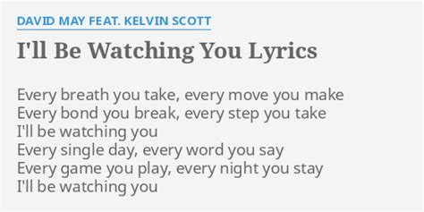 i ll be watching you lyrics